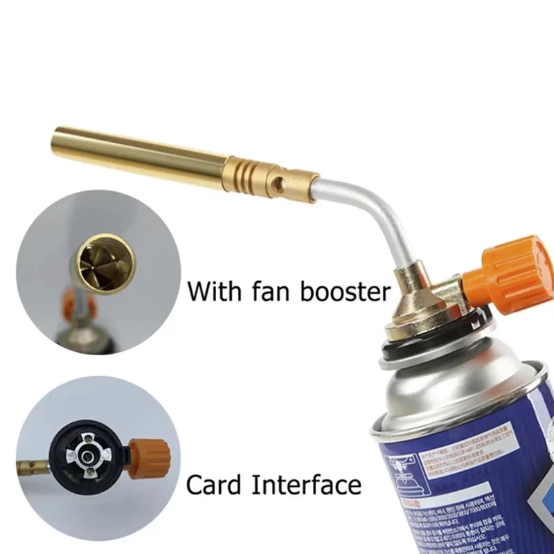 Butane Burner Welding Gas Torch Flame Gun Brazing Flamethrower Qme