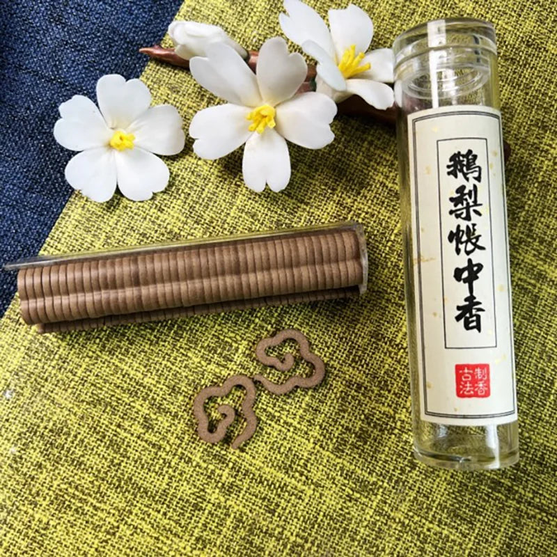 Vertical Incense Burner Alloy Hollow Incense Holder Xiangyun Stickless Powder Lasting Fragrance Incense Accessories Home Ornamen Qme Goose Pear Tent