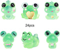 6/12/18/24 Pcs Luminous Mini Frog Figurines Glow In Dark Resin Frogs Moss Terrarium Dollhouse DIY Craft Decor Accessories Qme 24pcs