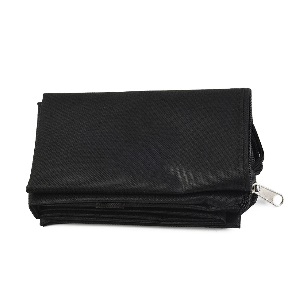 1x Zip Type Leaf Blower Vacuum Bag Lawn Cleaner Bag Garden Tool Garden Leaf Shredder Collection Bag Replacement Storage Qme