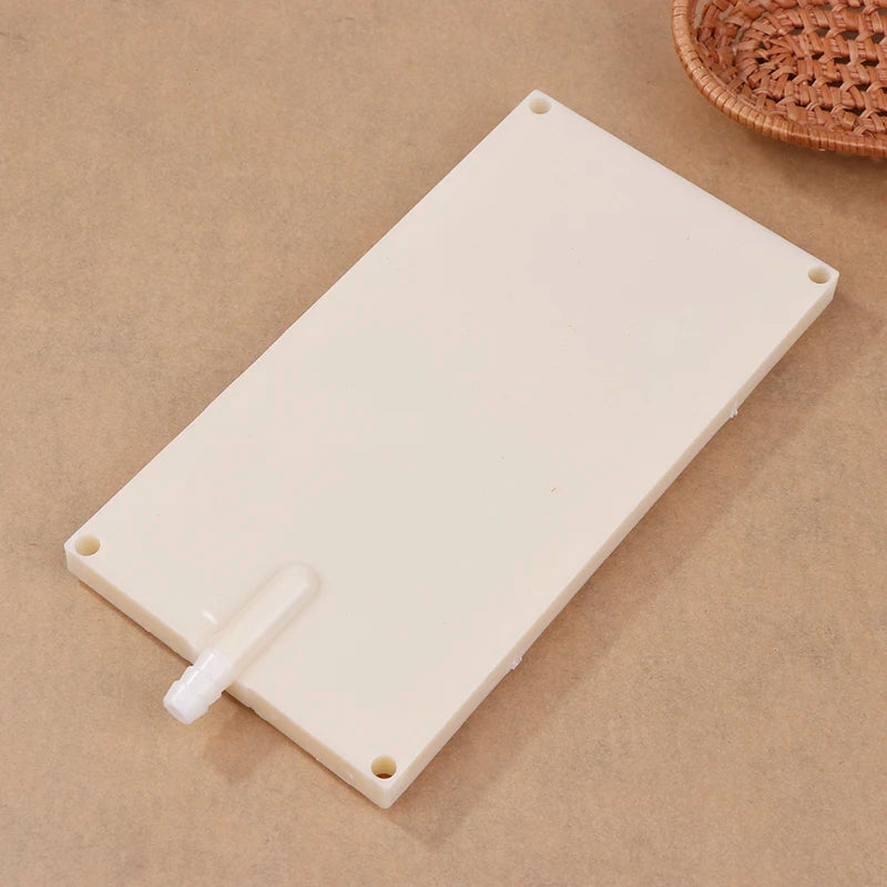 1PC ABS 22X10.9cm Rectangular Shower 10mm Intubation Type Interface Shower Head 5 * 10 Hole Top Spray Shower Head Accessories. Qme