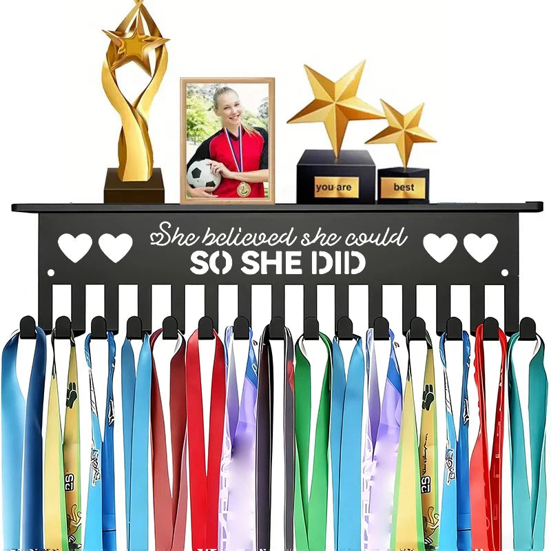 Suitable Football Basketball Sports Enthusiasts Medal Hook Display Qme