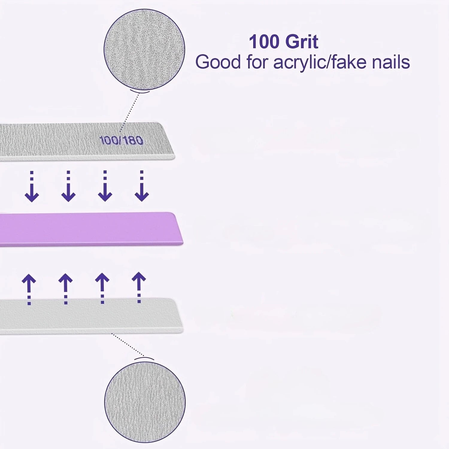 Thickened Reusable Nail File Scraper Manicure Tool | Natural Nail Shaping and Grinding Strip for Professional Pedicure Qme