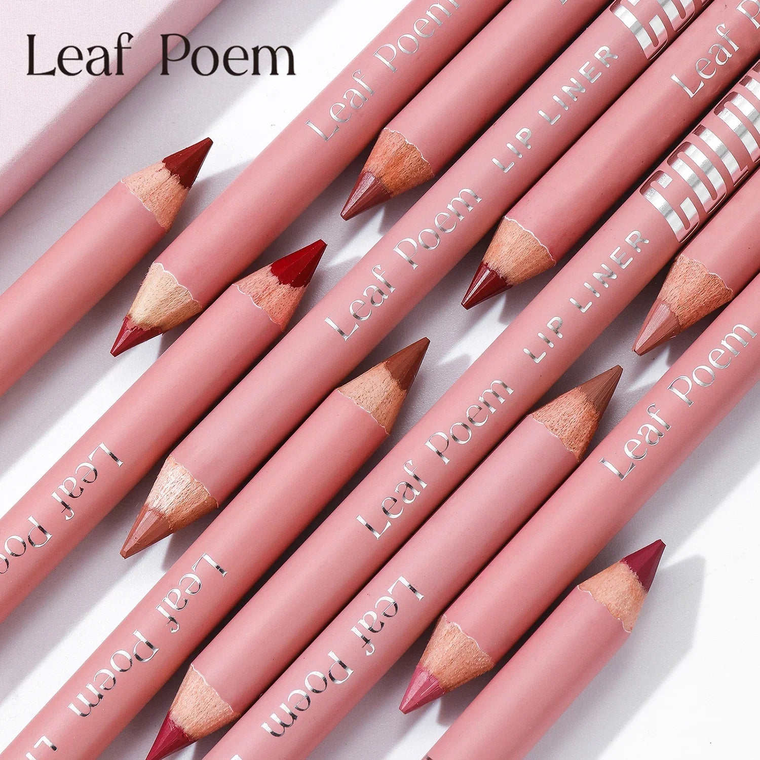 Nude Pink Lipliner Pencil Long-lasting Waterproof Red Brown Lip Contour Sculpt Pen Blendable High Pigmented Lipstick Makeup Qme