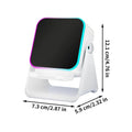 Induction Speaker For Cell Phone Audio Station Foldable with Light Phone Speaker Stand 10W for Home Office Travel Christmas Qme White