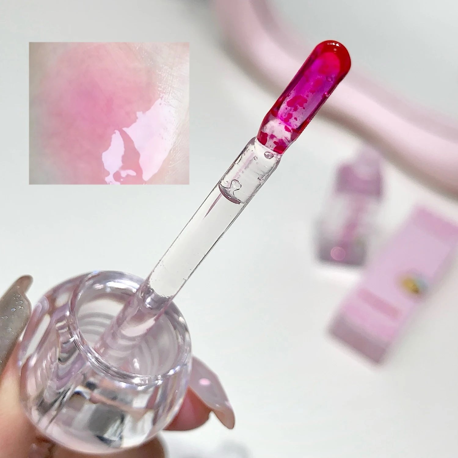 Honey Moisturizing Temperature Change Lip Oil SHAQINUO Gloss Line Qme