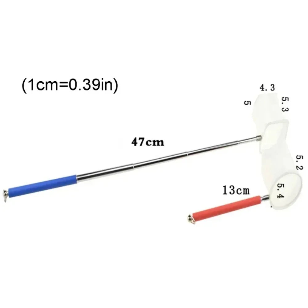 13- Flexible Aquarium Fish Tank Catch Net Fishnet Retractable 3D Qme