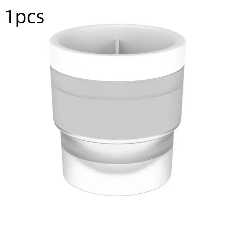 Ice Maker Food Grade Sphere Mold Stackable Slow Melting DIY Ball Qme White 1pcs