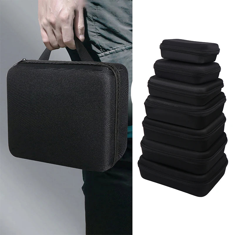 EVA Hard Storage Bag Travel Portable Zipper Bag Multiple Repair Tools Handbag Outdoor Anti-scratch Protective Case Qme
