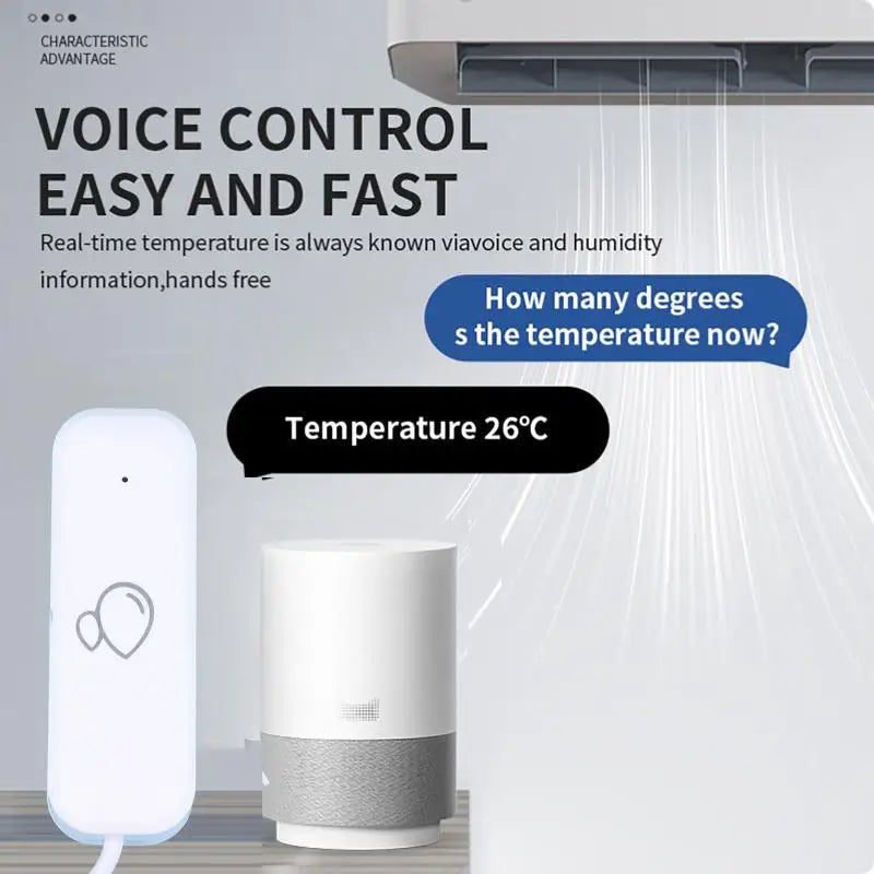 Wifi Water Sensor Leakage Alarm Flood Leak Detector Smart Home APP Qme