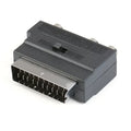5Pcs Scart to 3 RCA S-Video Adapter Composite RCA Phono Adaptor Converter AV TV Audio For Video DVD Recorder TV Projector Qme 5pcs