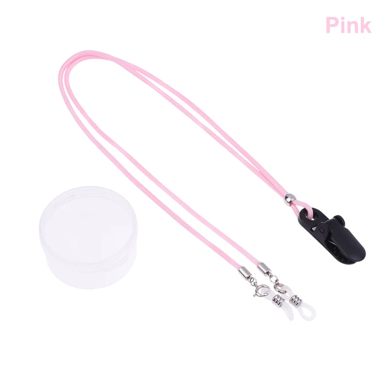 Hearing Aid Anti-lost Lanyard Safety Behind Ear Aids Accessory Qme Pink