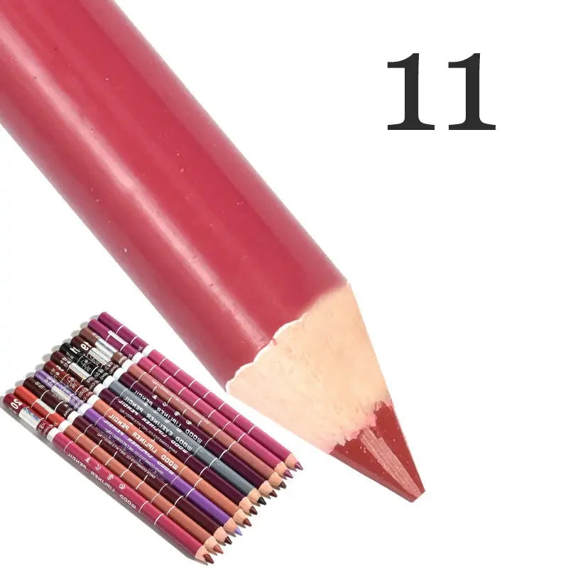 28-Colors Waterproof Lip Liner Matte Nuede Red Long Lasting Makeup
