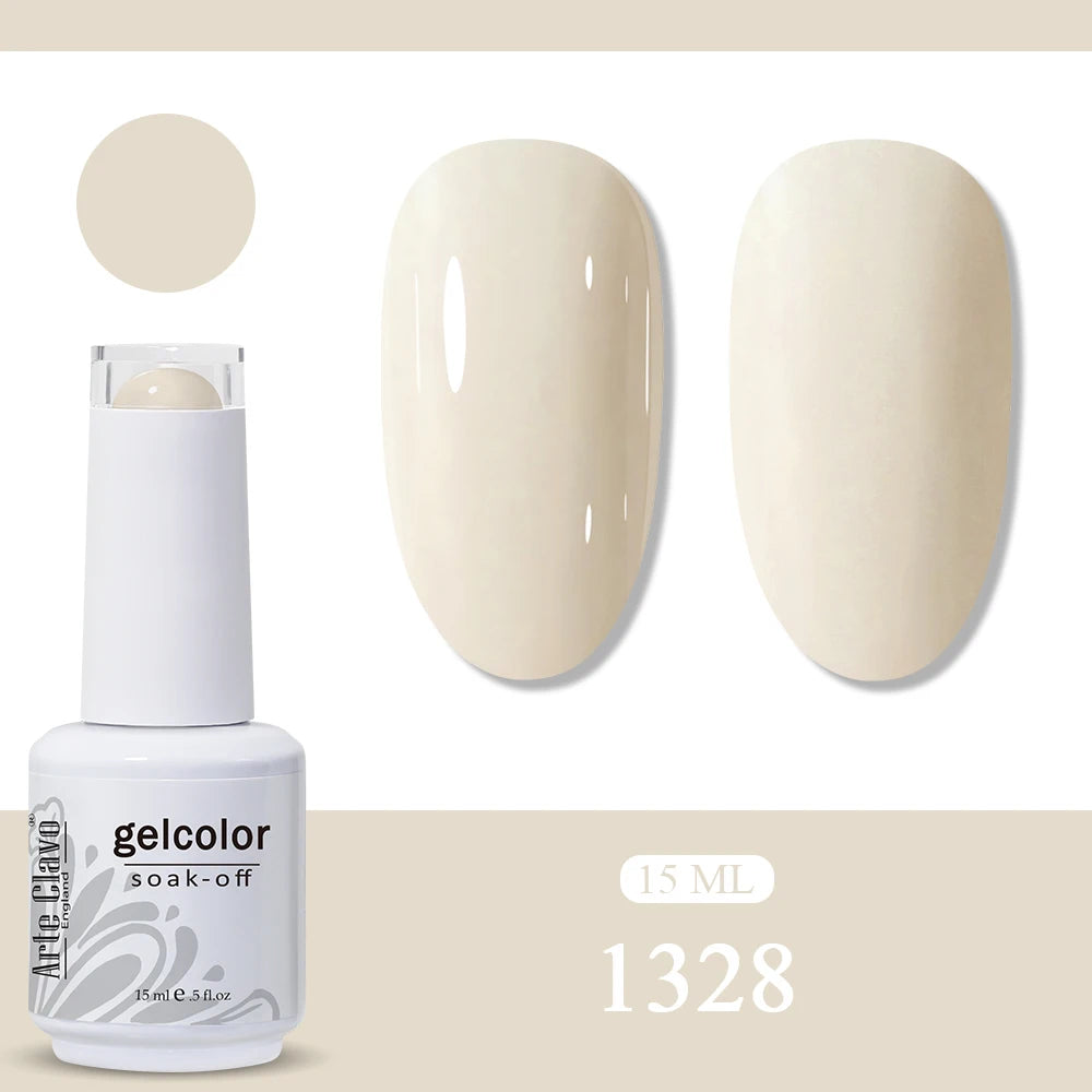 Arte Clavo Amber Gel Nail Polish Translucent Vintage Jelly Semi