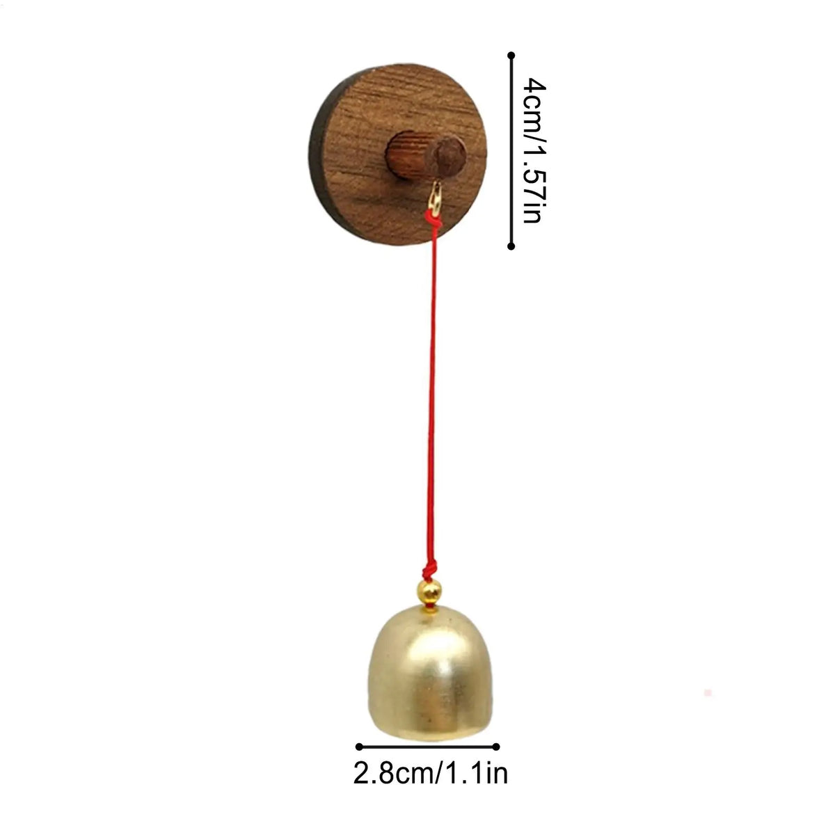 Shopkeepers Bell Decorative Fridge Doorbell Self Adhesive Unique Vintage Bell For Door Opening Backyard Restaurant Fridge Qme