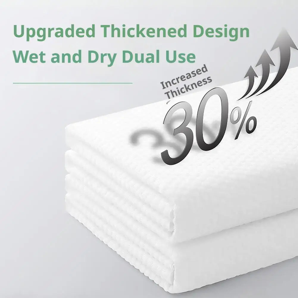 Soft Cotton Disposable Face Towel Thicken Facial Towelettes Dry Wipes Qme