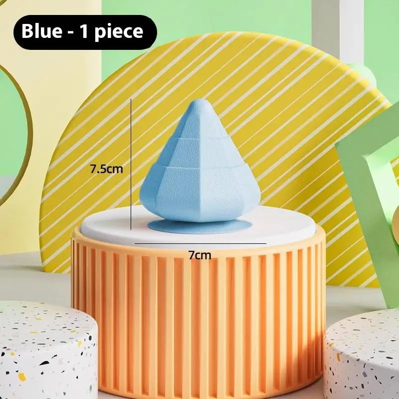 Wall-mounted Fascia Cone Suction Cups Multi-function Massager Back Qme Blue