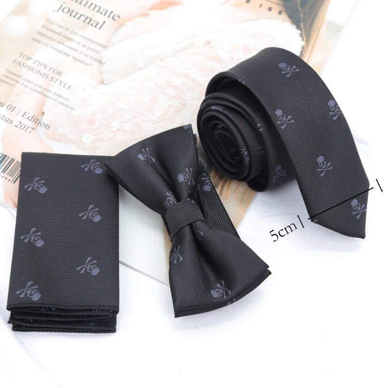 Paisley Men's Casual Bowtie Tie Skinny Polyester Necktie Pocket Qme A31 China Mainland