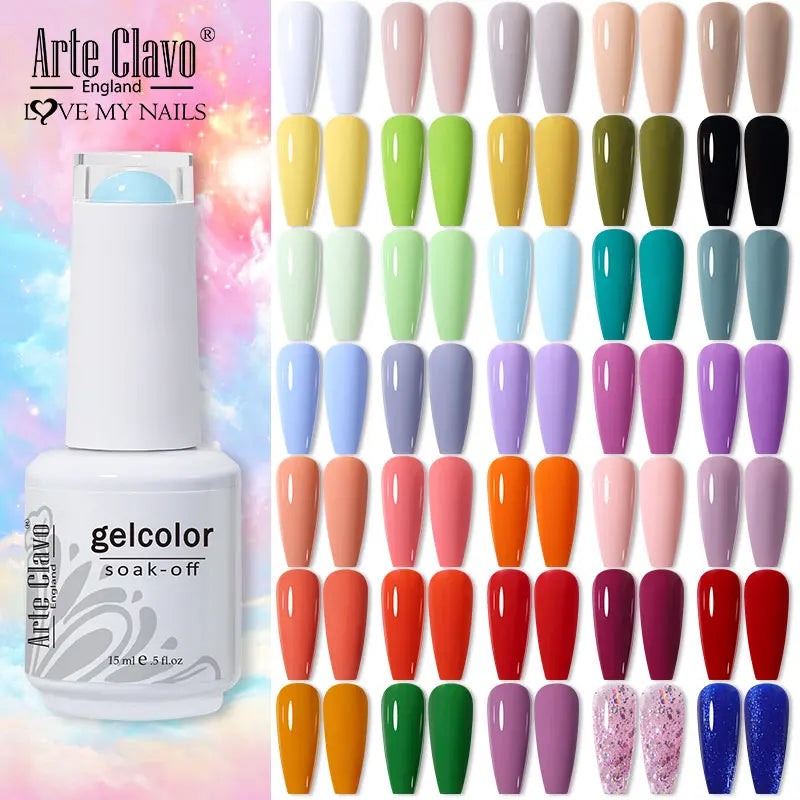 Arte Clavo Gel Nail Polish Spring 140 Colors Summer Decoration Semi Qme