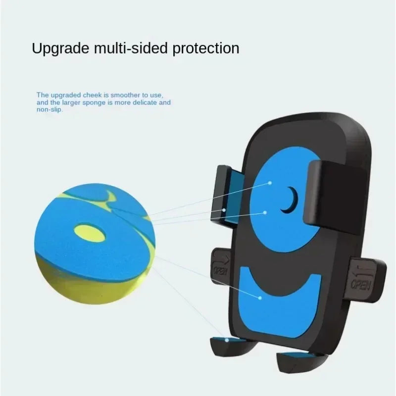 1pcs New Car Phone Holder Bracket Mount Cup Holder Universal Car Mount Mobile Suction Windshield Phone Locking Car-Accessories Qme