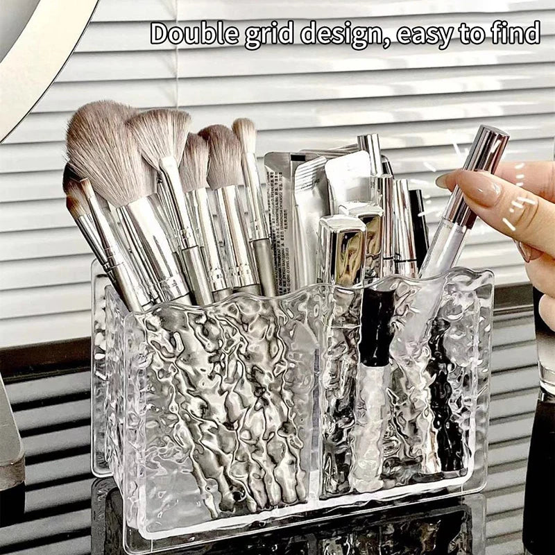 Eyebrow Pencil Bathroom Storage Display Stand 2 Holes Cosmetic Box Qme