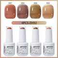 Arte Clavo Summer Series Jelly Nude Gel Polish Translucent Nail Qme 4B-ZH92