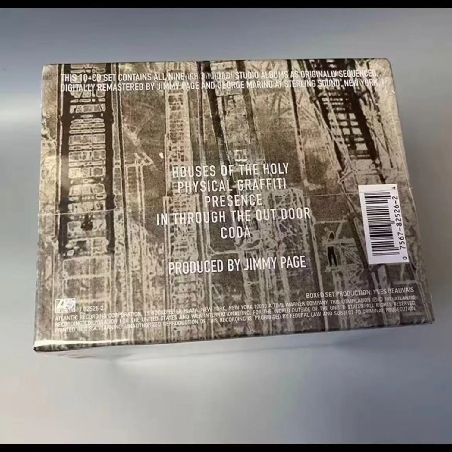 Legendary Rock Band Studio Recordings Collection 10CD Premium Industrial Style Box Set Remastered with Bonus Tracks Rare Photos Qme