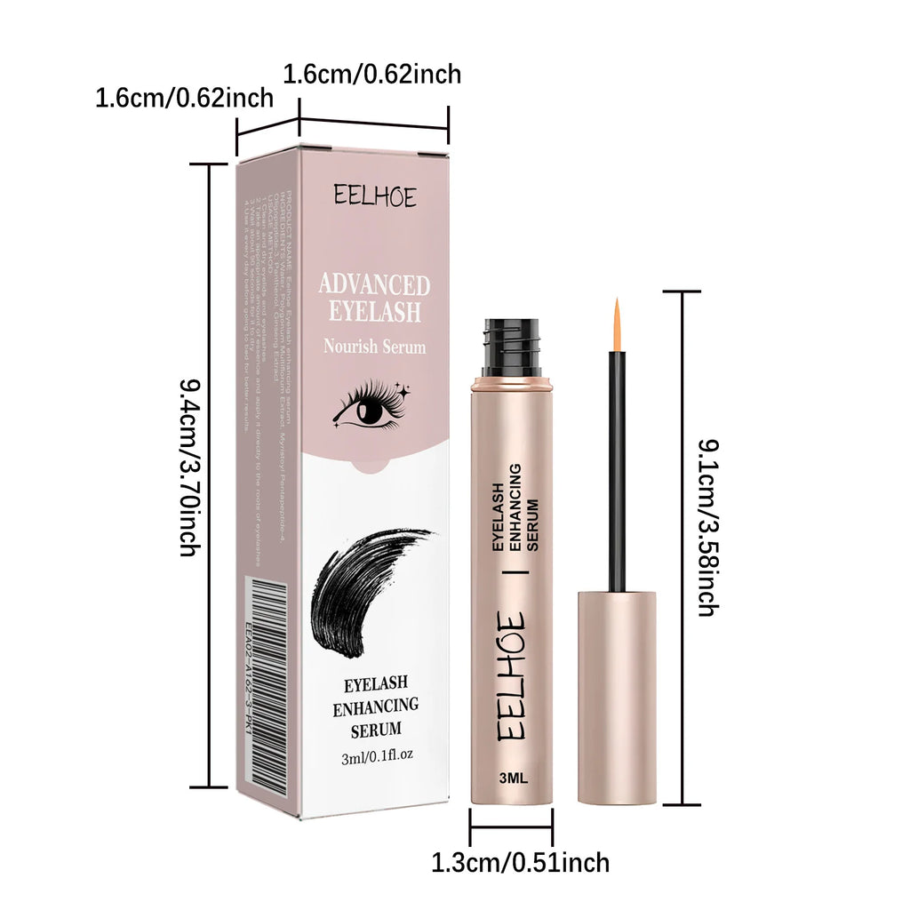 Eyelash Enhancer Serum Lifting Eyelashes Mascara Fuller Thicker Natural Lashes Longer Lengthening Nourishing Eyebrow Essence Qme