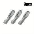 Sleek Cable Clips Effortless Organizer Tangle-free Cables Secure Qme 3Pcs Grey