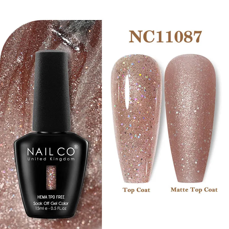 NAILCO Coat Base Gel Nail Polish Nails Art Semi Permanent Lacquer