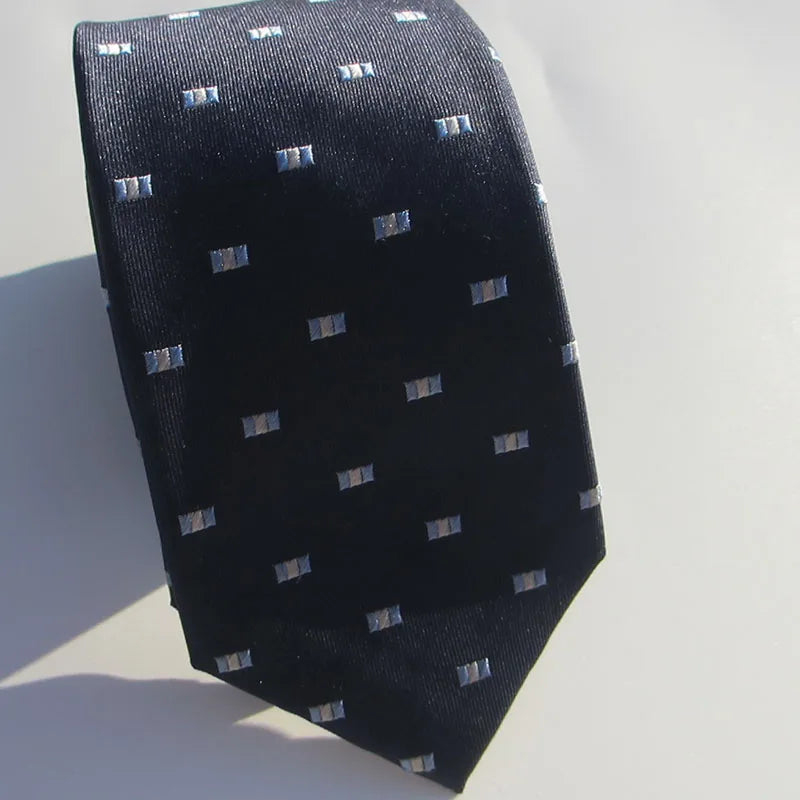 Classic Stripe Silk Necktie Men Business Formal Wedding Tie Blue Qme xl-9