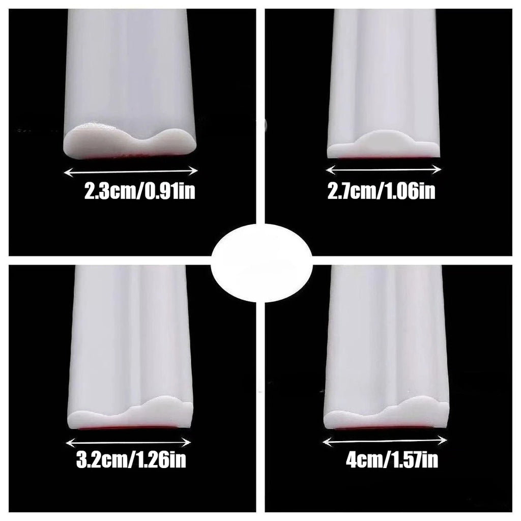 Self-Adhesive PVC Decorative Molding Trim, Flexible Peel And Stick Wall Border For Home DIY Decor Qme