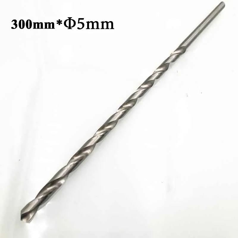 Diameter 2-6mm Length160-300mm Extra Long HSS Straight Shank Drill Bit Qme 5MM 300MM