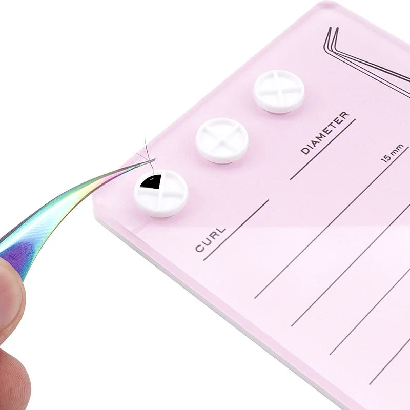 Magnetic Eyelash Suction Plate Holder Glue Pallet Acrylic Board Qme