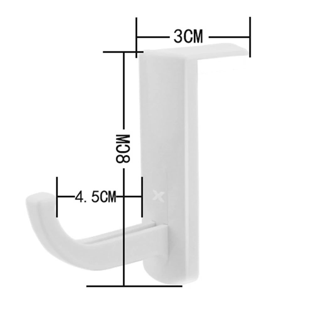 PC Monitor Earphone Stand Universal Monitor Side Headphone Hanger Stick-On Headphone Holder Headphones Accessories Qme