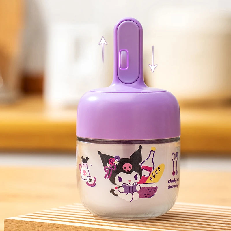 Hello Kitty Kuromi Expandable Seasoning Jars Kitchen & Home Airtight, Moisture-Proof Set Salt-Control Seasoning Portion Bottle Qme