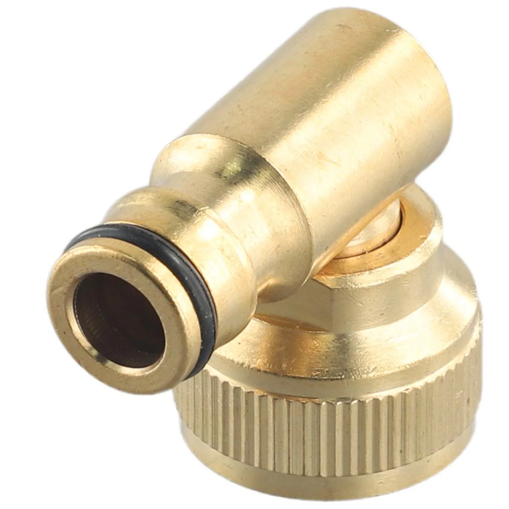 Hose Reel Swivel Elbow Quick Connector Garden Hose Tap Converter For Hoselock Plug 3/4in BSP Females Qme