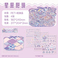 4 Pcs Creative Cartoon 3D Landscape Sticker Book DIY Cabin Scene Sticker Miniature House Sticker Cabin Scene Stationery stickers Qme F-4 Pcs