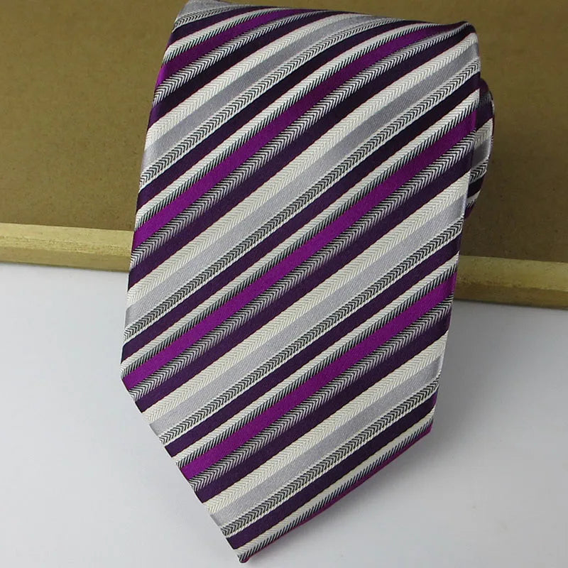 Men Silk Tie Formal Male Mens Navy Brown Groom Wedding Necktie Suit Qme rt-12