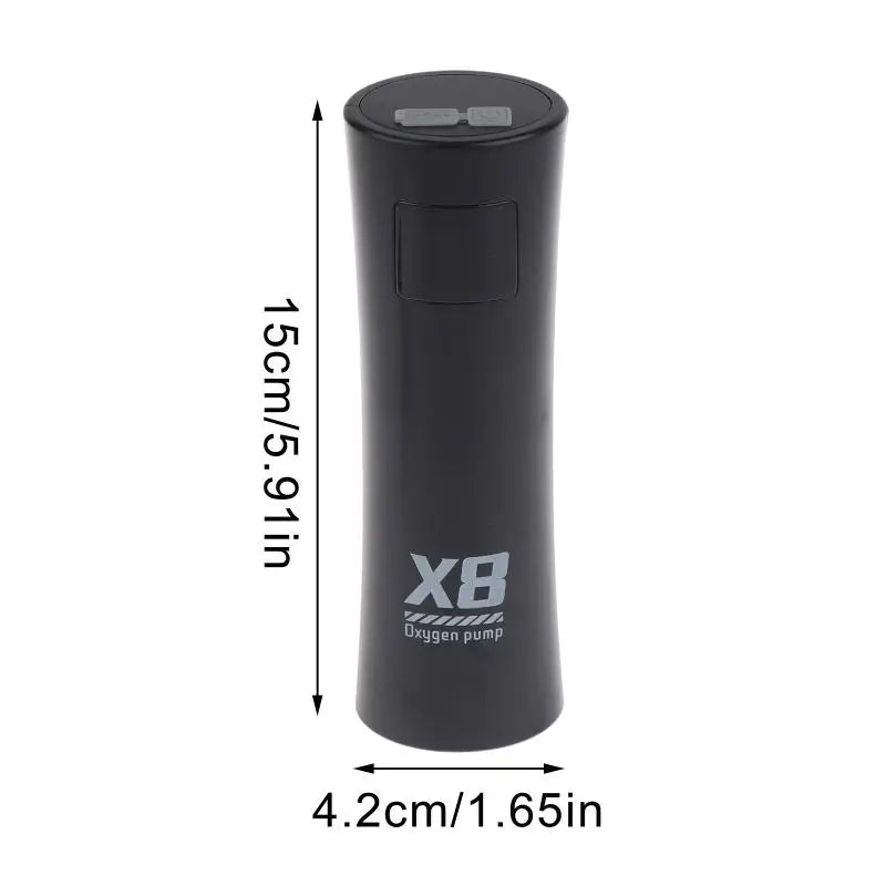USB Rechargeable Mini Oxygen Aerator Pump Outdoor Aquarium Fishing Qme 1PC