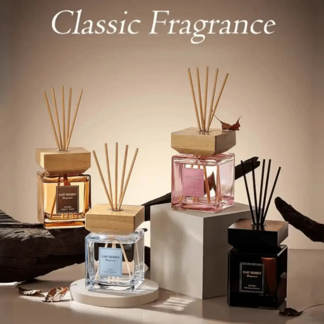 Hotel Grade Flameless Essential Oil Rattan Fragrance Stick Qme