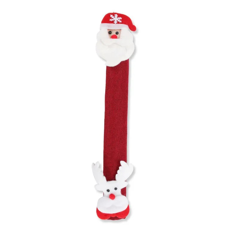 Xmas Linen Appliance Handle Covers Microwave Fridge Oven Door Qme D