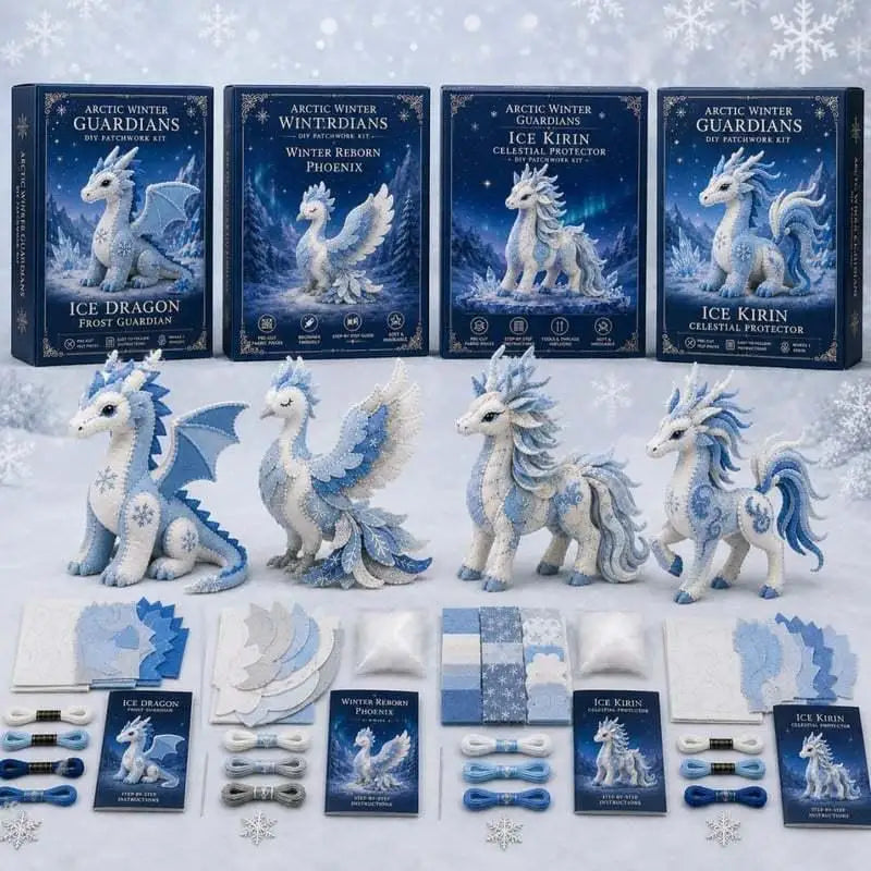 3D Stuffed Animals Mythical Creature, Pre-Cut Handmade Craft Kit For Home Decor & Gift Qme