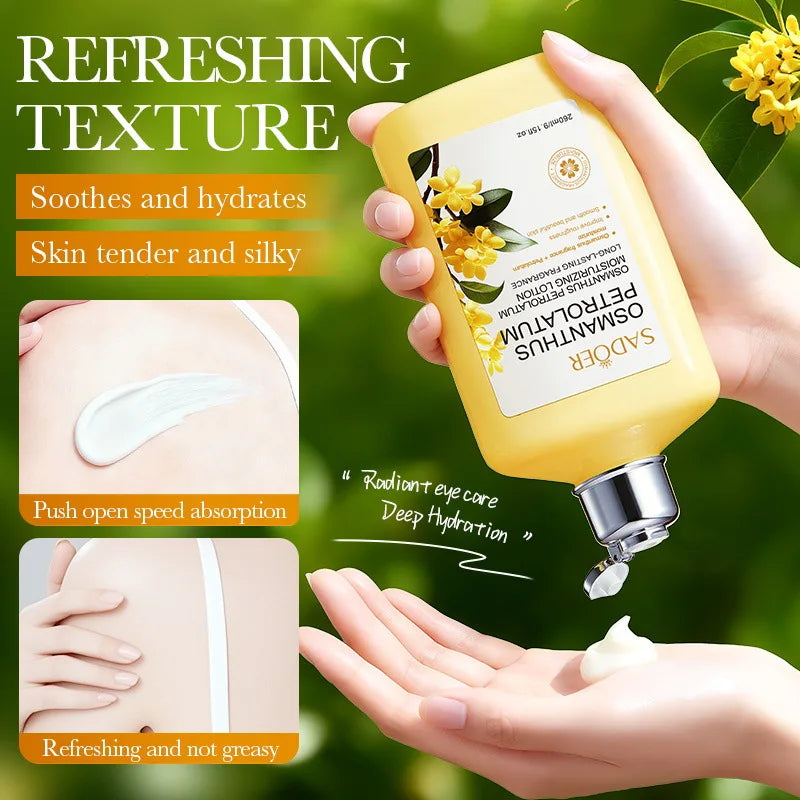 Osmanthus-scented Vaseline Moisturizing Lotion Leaves Skin Smooth Qme