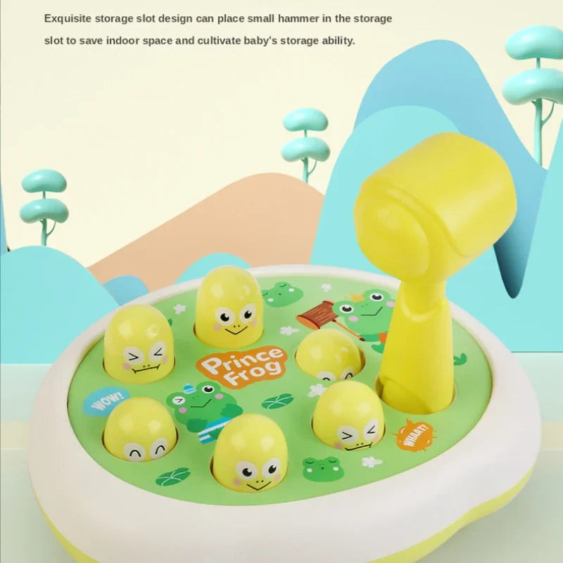 Cartoon Whac-A-Mole Montessori Baby Toy Toddler Educational Birthday Gift Animal Theme Knocking Game Parent Child Board Game Boy Qme