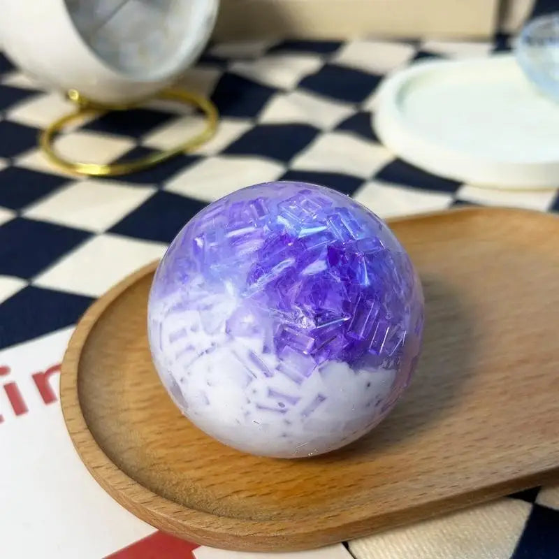 Crushed Ice Texture Squeeze Stress Ball Relief Toys Slow Rising Qme A1
