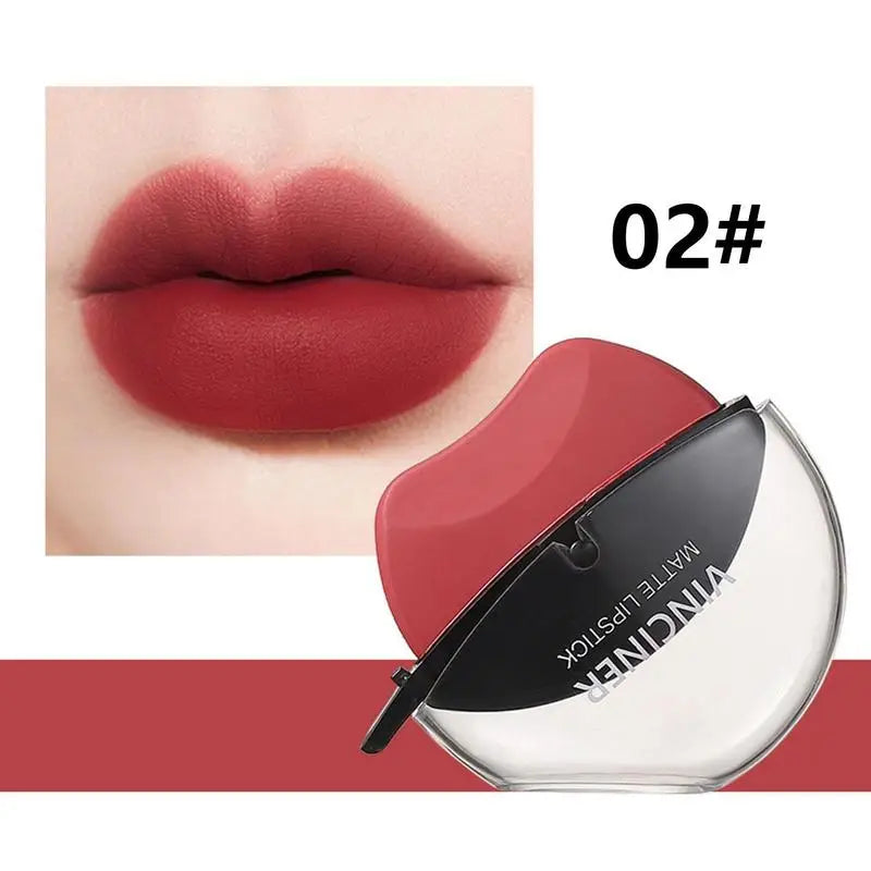 Pigmented Matte Velvet Lazy Lipstick Moisturizing Lip Gloss Qme