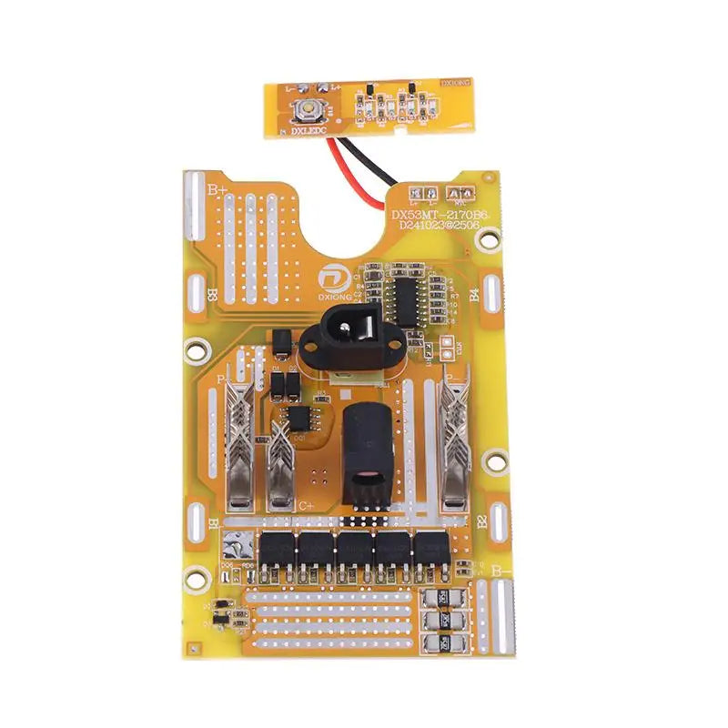 Power Tools 21700 Lithium Battery PCB No Original For Protection Circuit Board BMS For Lomvum Zhipu Hongsong 21V Battery. Qme Default Title