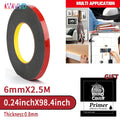 Double Sided Tape Adhesive Tape 2.5m Extra Strong Double Tapes Special Double-Sided Tape For Phone Lcd Car Screen Repair Tape Qme 6mm