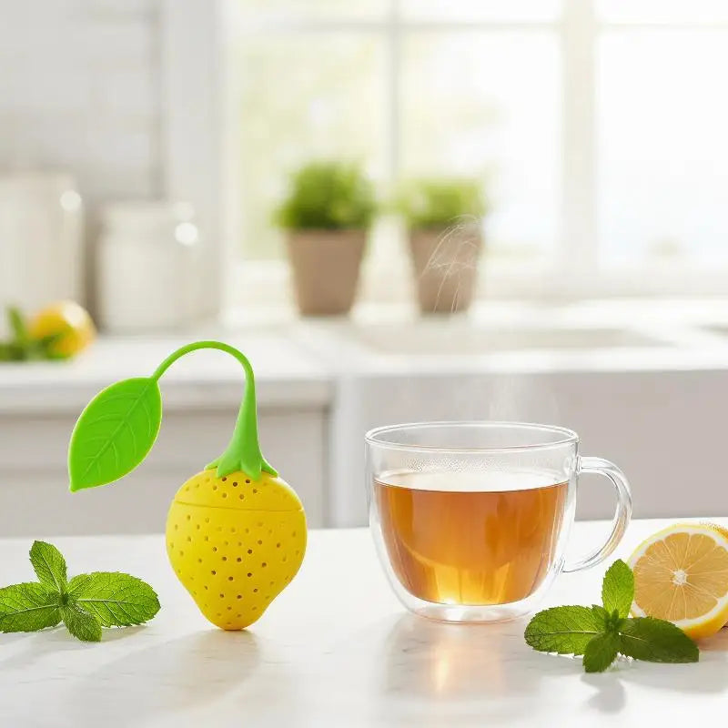 Silicone Tea Infuser Teabag Kettle Loose Leaf Strainer Ball Holder Qme